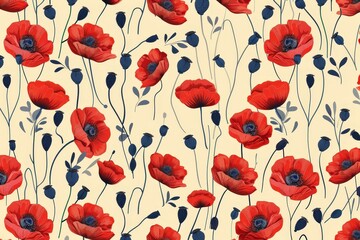 Fototapeta premium pastel-colored flowers wallpaper background. Beautiful simple AI generated image