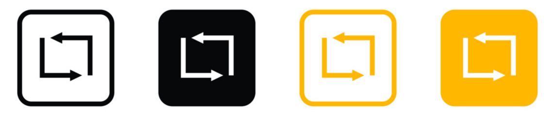 Refresh icon, sync repeat and reload arrow icon symbol convert button sign.