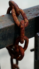 rusty chain