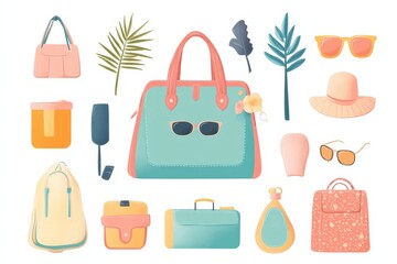 A high-resolution image of a luxury leather handbag with gold hardware, placed on a clean, minimalist surface
. Beautiful simple AI generated image