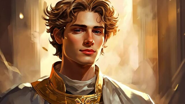 Stunning illustration of St. Jude, the Patron Saint of Lost Causes, with a beautifully detailed Catholic religious theme.
