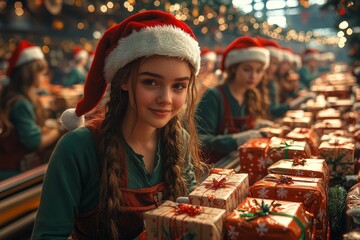 Santa Gift Factory Where