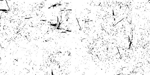 Overlay grunge dirty texture background vector. Vintage monochrome black and white grunge texture. The pattern of ink spots, splashes, lines.