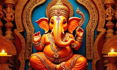 Alabuga Raja: Ganapati Bappa. Artificial intelligence. 