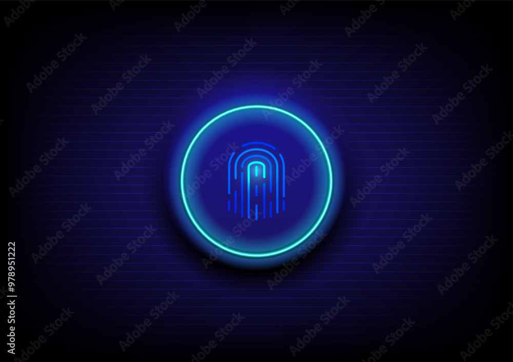 Aufkleber abstract advanced circuit board. futuristic circle vector illustration. security system concept with