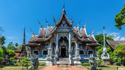 Fototapeta premium Thailand temple wallpaper