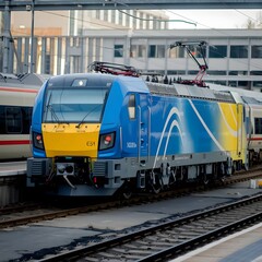 Obraz premium train on station