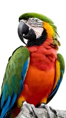 Fototapeta premium Macaw on white background