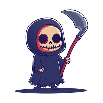 recommend clip art: Cute Grim Reaper Halloween Vector Design Element, Halloween Grim Reaper Clipart.