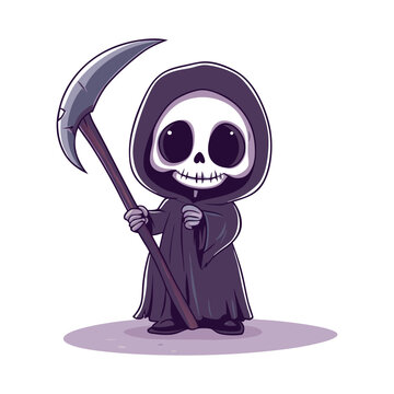 recommend clip art: Cute Grim Reaper Halloween Vector Design Element, Halloween Grim Reaper Clipart.