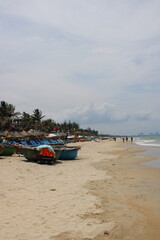 boats on the beach