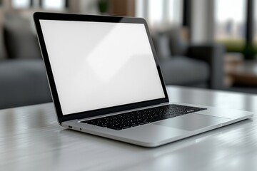 Laptop Mockup on Isolated white background created with Generative AI
