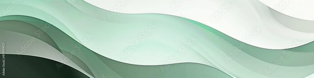Poster an elegant minimalist abstract background showcasing gentle curves and soft overlapping shapes in sh