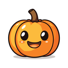 Jack-o-lantern Halloween carved pumpkin Halloween Vector Design.
