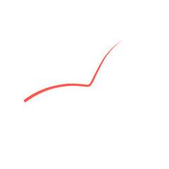 Red Squiggle Brush Scribble Underline