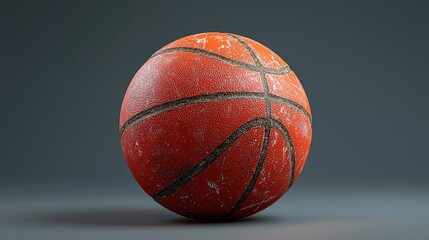 Obraz premium Worn Out Basketball