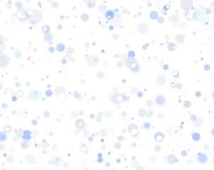 Christmas bokeh. Light silver glitter confetti background. White holiday texture.