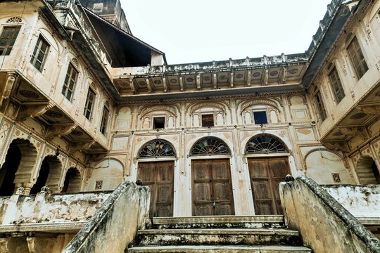 Mandawa Castle, Jhunjhunu, Shekhawati, Rajasthan, India, Asia