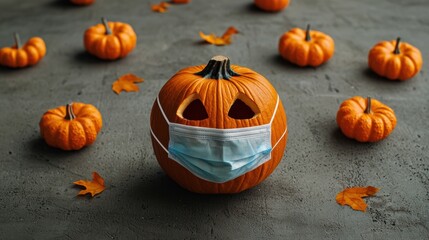Halloween Pumpkin Amid the Pandemic: A Somber Celebration