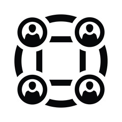 Decentralized finance icon