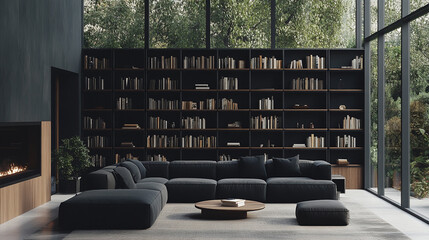 modern luxurious living room