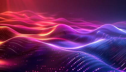 Fototapeta premium A colorful waves background of light