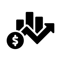 graph glyph icon