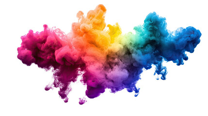 Fototapeta premium Colorful abstract watercolor splashes and paint textures