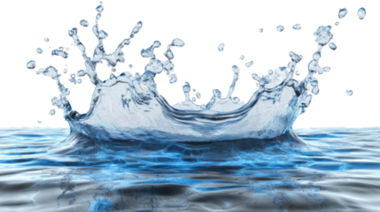 How about Splash of clear water isolated on white background