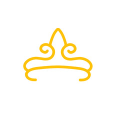 gold tiara icon