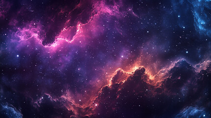 Obraz premium Background tile image of night magic sky palewave, magic 