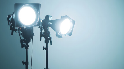 A professional studio light background