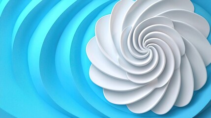 Abstract blue fabric background with copy space.