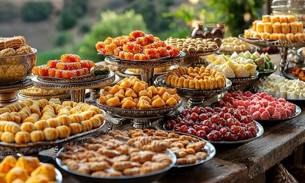 A Table Full of Delicious Sweets