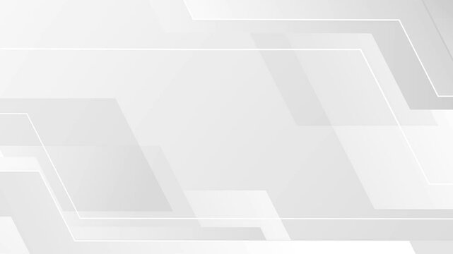 white abstract background footage video with minimalist and futuristic style monochrome color use for content presentation and web banner