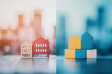 A splitscreen image showing a traditional brickandmortar store on one side and a thriving ecommerce website on the other, illustrating the evolution of modern entrepreneurship