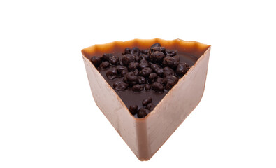 chocolate candies isolated