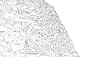 Fototapeta premium Abstract architectural design