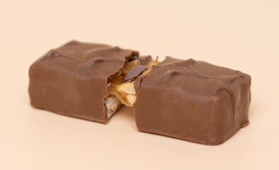 chocolate bar with nuts