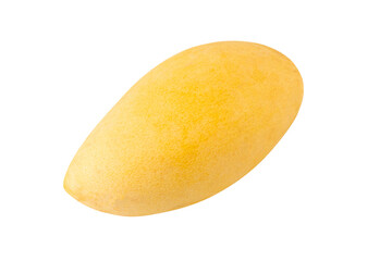 Yellow Mango, cutout, full depth of field.