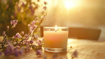 Aroma candle.generative ai