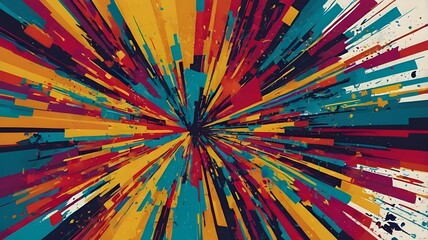 abstract background wallpaper art, bright colorful vector art illustration