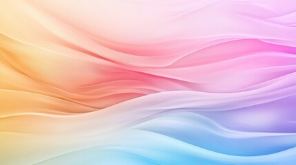 Abstract Background with Soft Pastel Colors and Wavy Lines