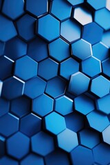 Close-up of blue cubes