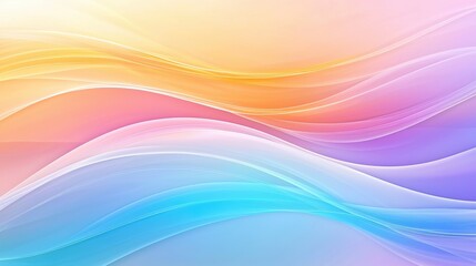 Abstract Pastel Wave Background Design