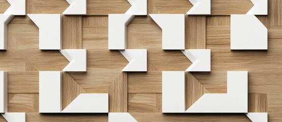 Tiles with hard metal frames on a gray concrete background