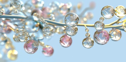 Chemical and biochemical molecules showing DNA protein 3D molecular structure, chemical bonds, amino acids synthesis, enzymes. Molecular biology, nanotechnology, pharmaceuticals, and metabolism.