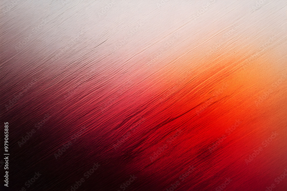 Poster vintage grain textured design with a smooth red gradient transition