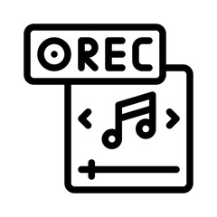 record line icon