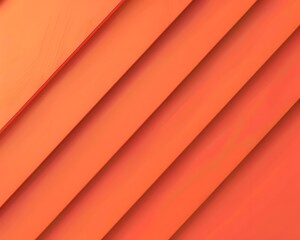 Obraz premium A vibrant abstract design featuring layered orange shapes.